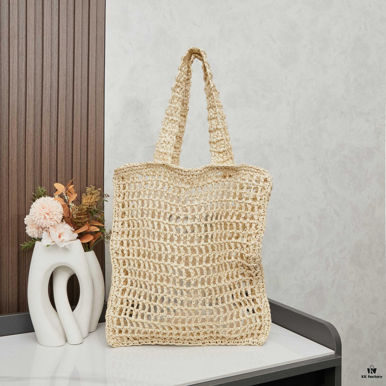 6930b31b6e68136f4d9ada67 Raffia Tote Bag