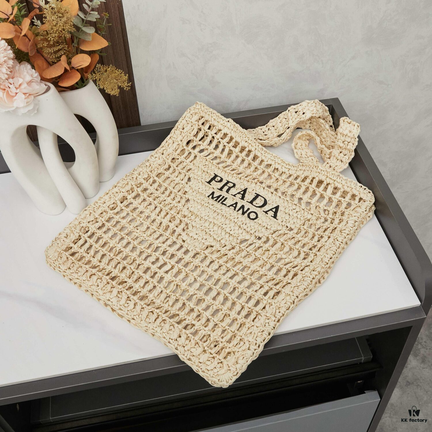 6930b31b6e68136f4d9ada6a Raffia Tote Bag