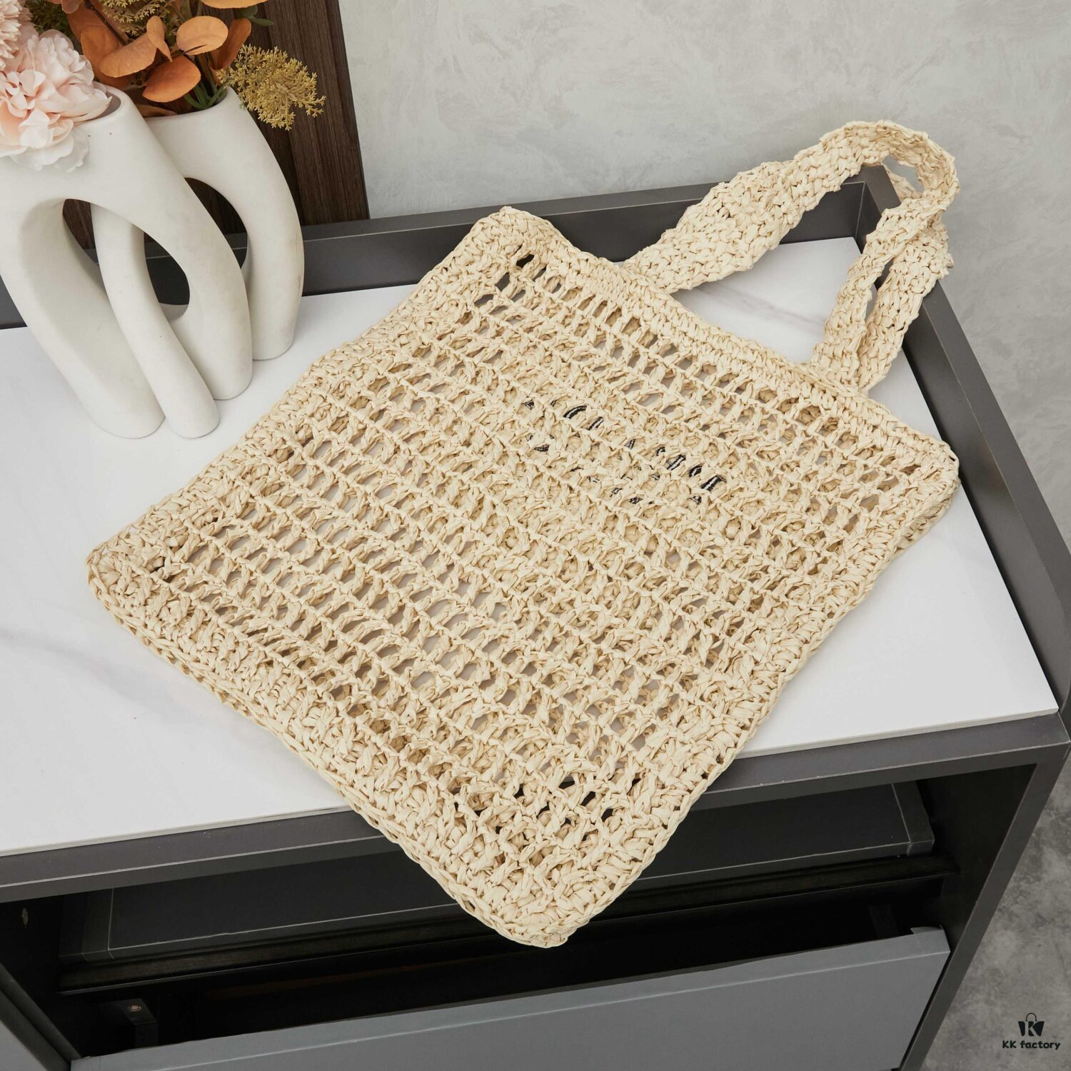 6930b31d6e68136f4d9ada6e Raffia Tote Bag