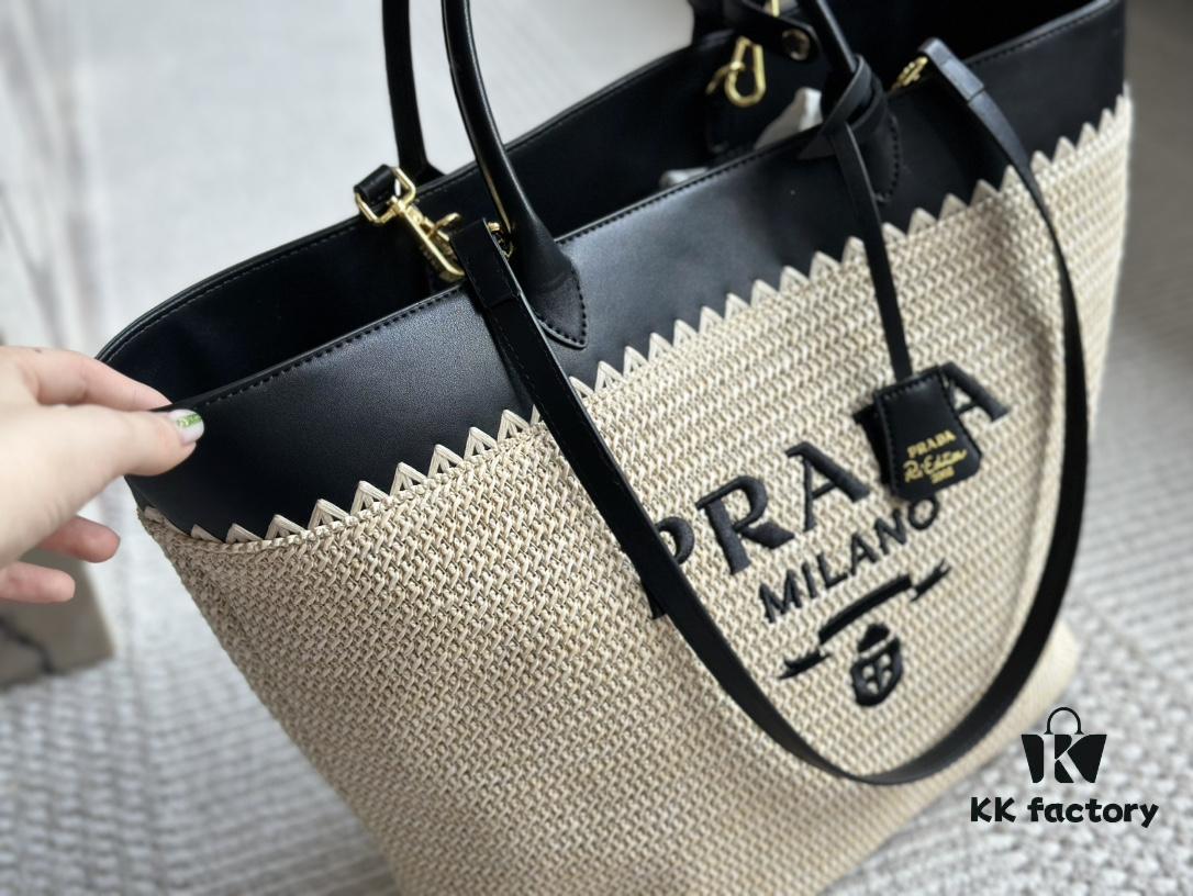6930b3436e68136f4d9adaa5 Prada Beautiful Raffia Bag