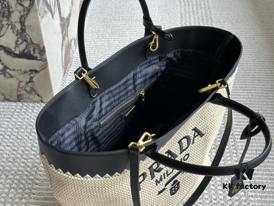 6930b3456e68136f4d9adaa7 Prada Beautiful Raffia Bag