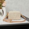 6930b36f6e68136f4d9adada Prada New Raffia Camera Bag Model 2376 with Box Size 20x12x8
