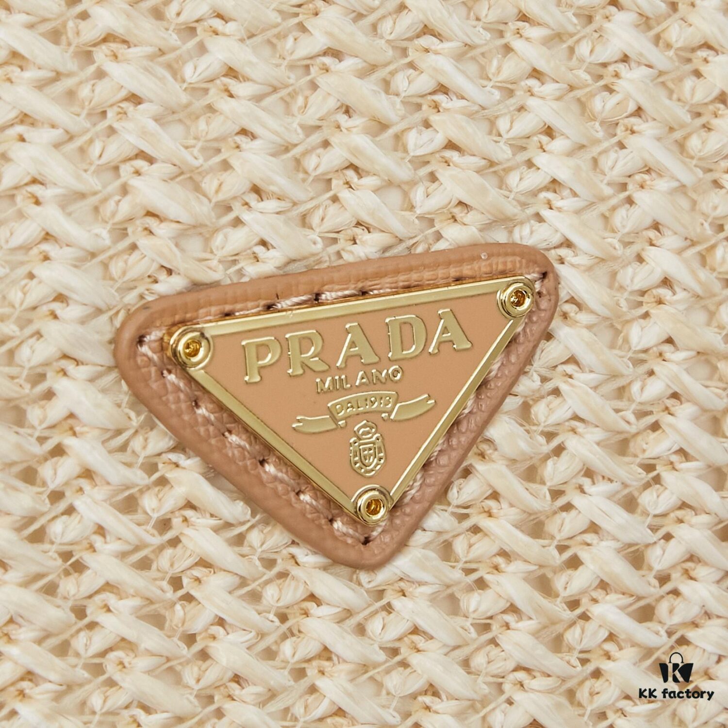 6930b3786e68136f4d9adae7 Prada Raffia Woven Bucket Bag with Box