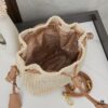 6930b37b6e68136f4d9adaea Prada Raffia Woven Bucket Bag with Box