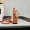 PRADA Woven Style Beautiful Bag with Box, Size 19x12x6, Model No. 2427