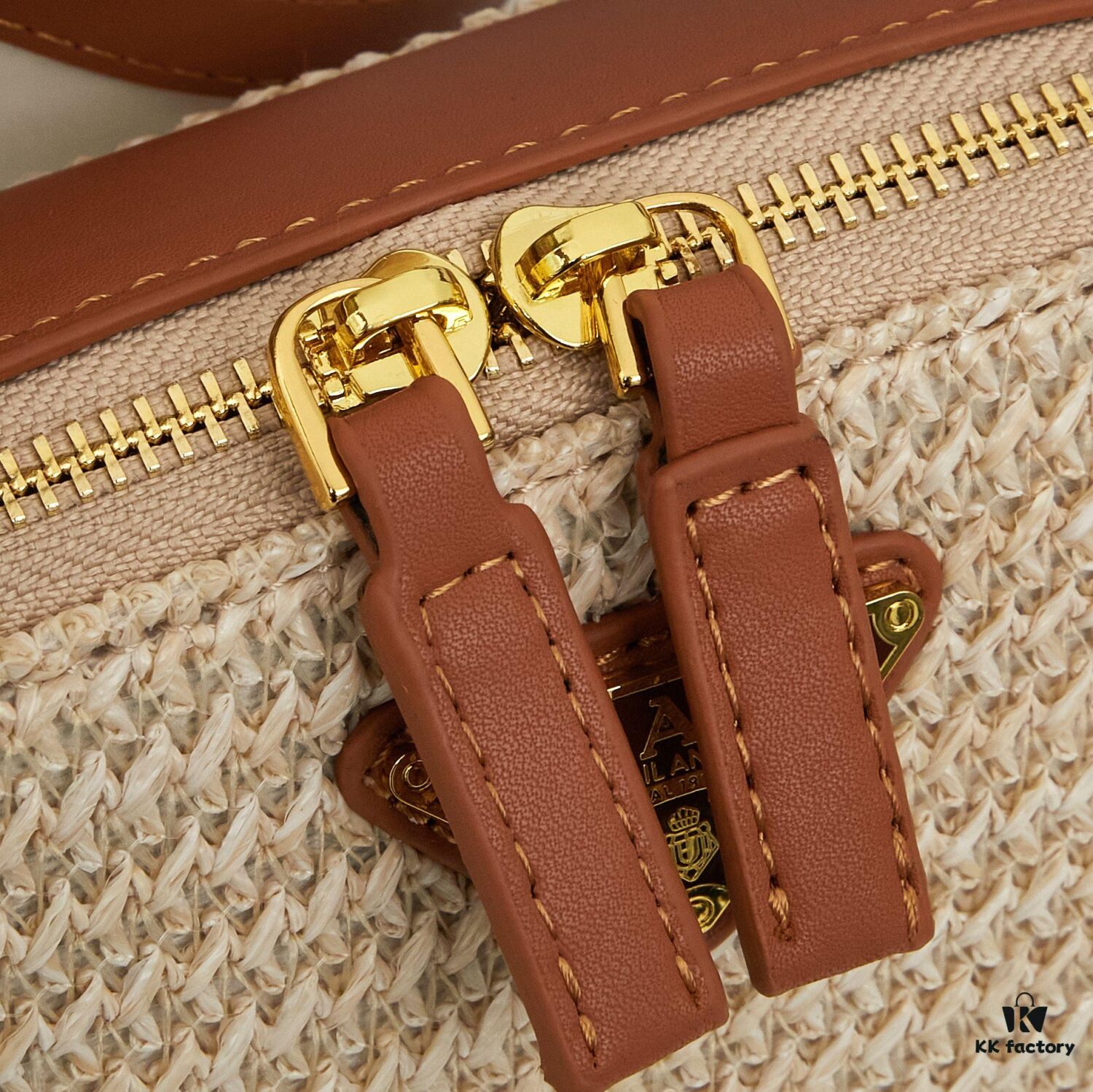 PRADA Woven Style Beautiful Bag with Box, Size 19x12x6, Model No. 2427
