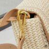 6930b3866e68136f4d9adaf9 Raffia Woven Camera Bag, Model No. 2385, Box Size 20x12x8