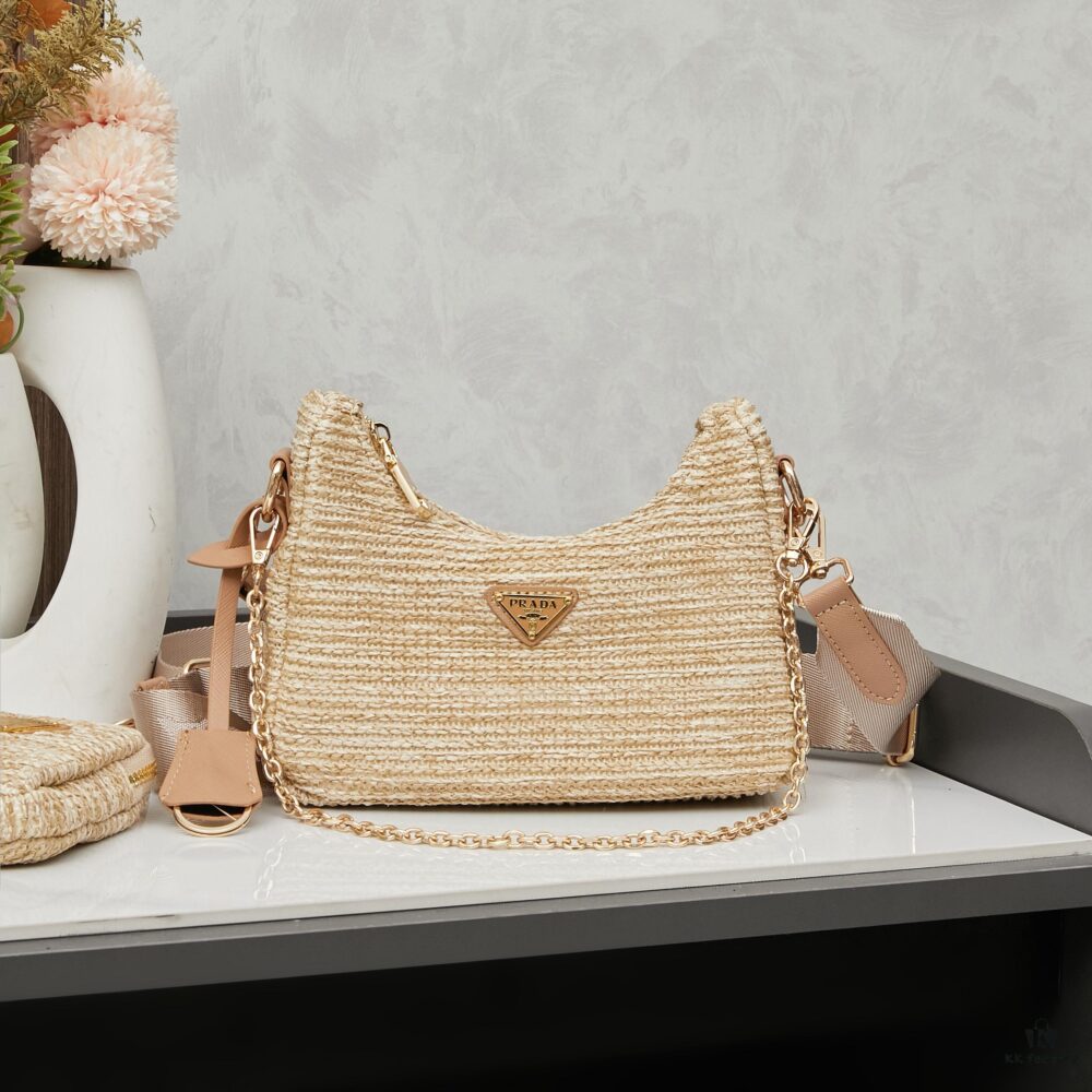 6930b38a6e68136f4d9adafe Prada Hobo Combo Raffia Woven Limited Edition Mini Bag 2429