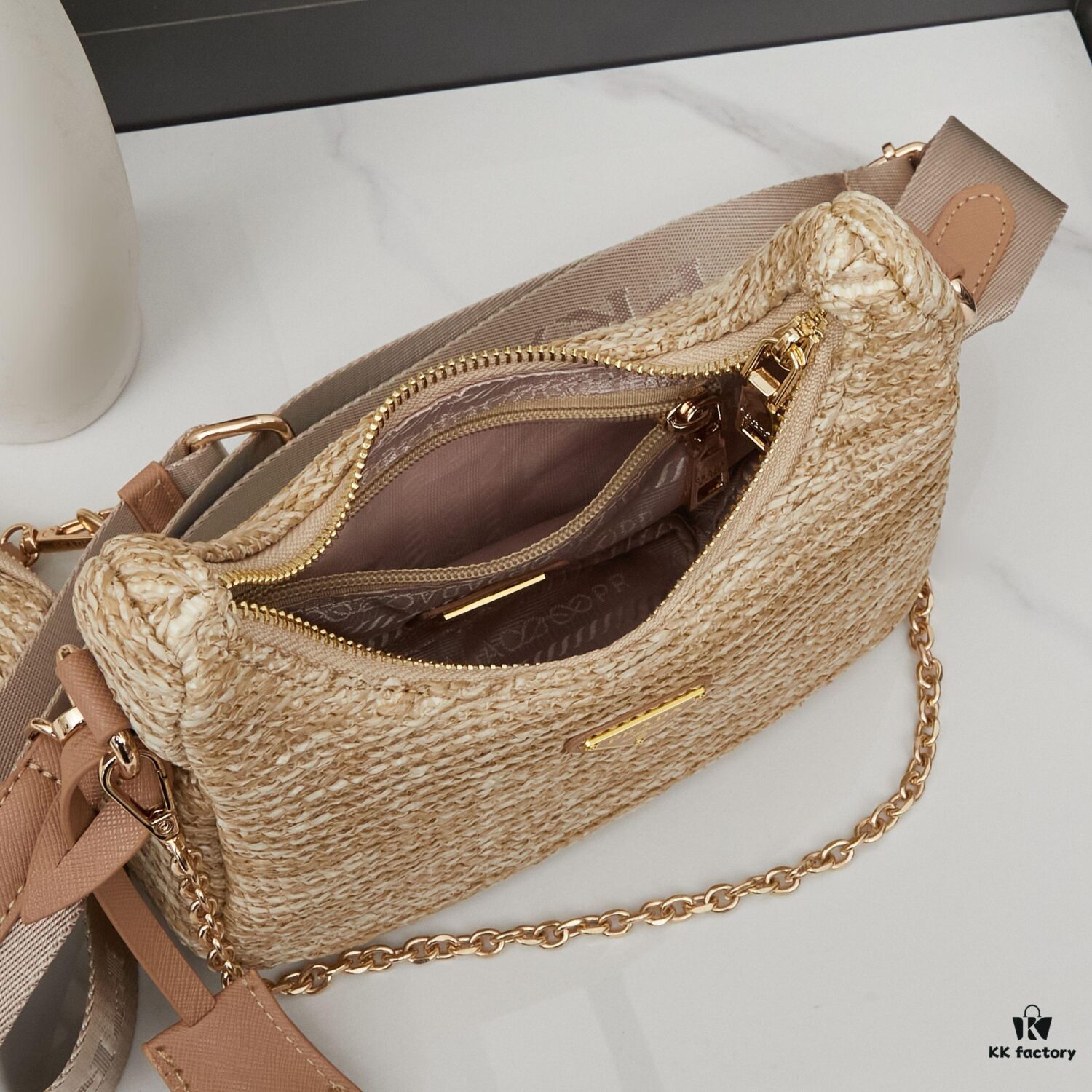6930b38e6e68136f4d9adb06 Prada Hobo Combo Raffia Woven Limited Edition Mini Bag 2429