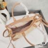 6930b39d6e68136f4d9adb1d PRADA Summer It Bag – Handwoven Rattan Tote with Italian Vegetable-Tanned Leather Trim, Size 32×15×11