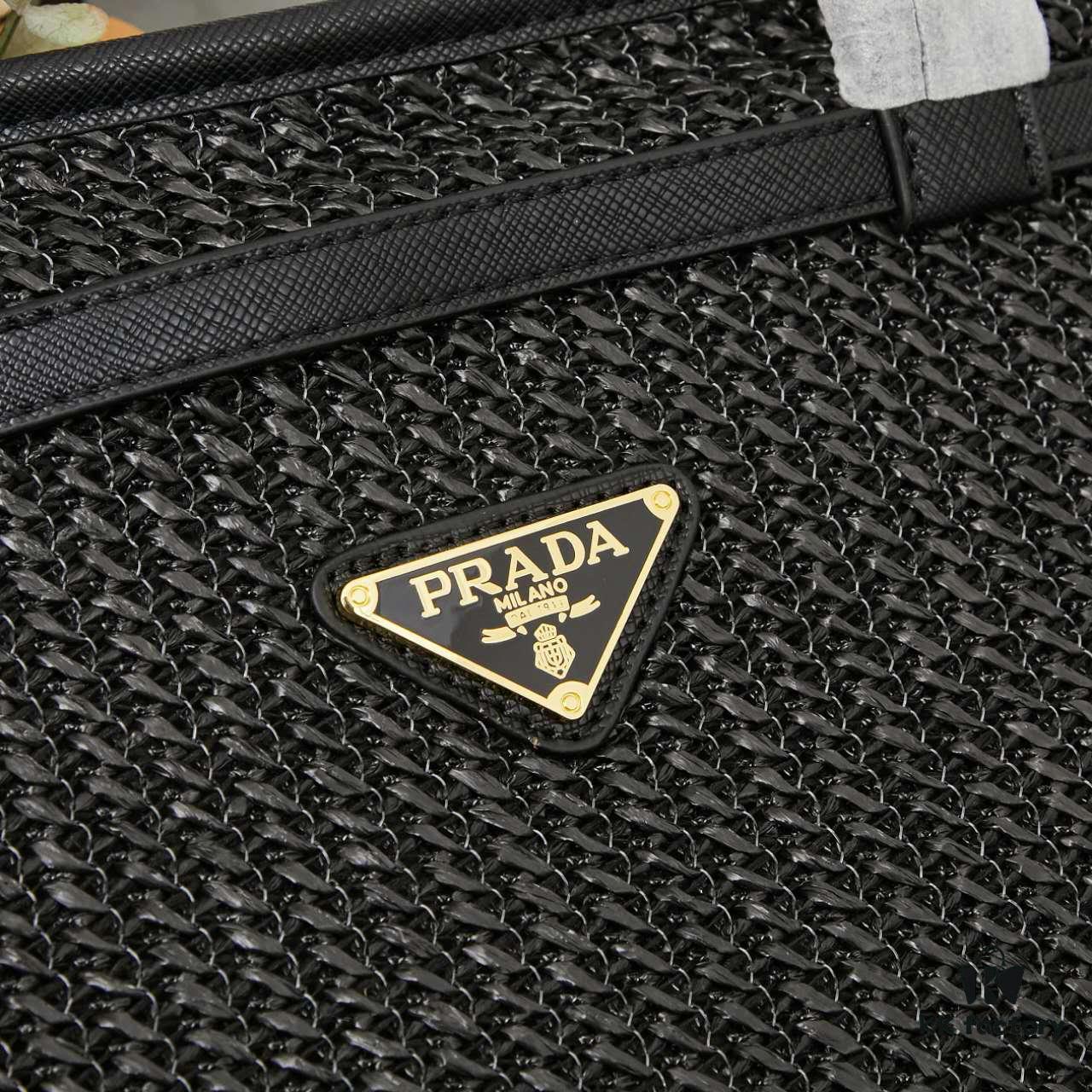 6930b3a16e68136f4d9adb24 Prada Woven Bag, Stylish and Versatile Tote for Daily Commute, Size 38×30×12