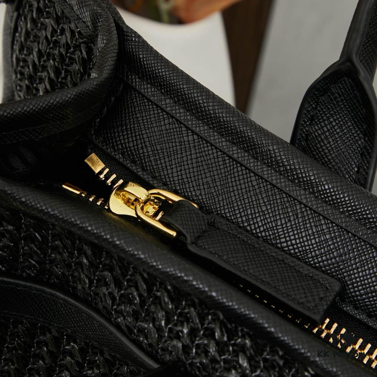 6930b3a26e68136f4d9adb26 Prada Woven Bag, Stylish and Versatile Tote for Daily Commute, Size 38×30×12
