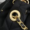 6930b3be6e68136f4d9adb47 PRADA Mini Black and Gold Bucket Bag 🧚 So Elegant~