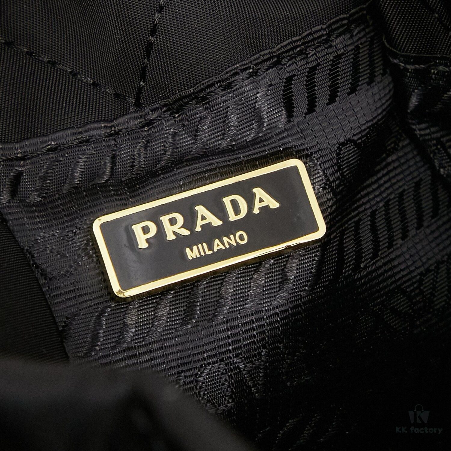 6930b3c06e68136f4d9adb4c PRADA Mini Black and Gold Bucket Bag 🧚 So Elegant~