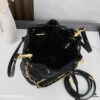 6930b3c06e68136f4d9adb4d PRADA Mini Black and Gold Bucket Bag 🧚 So Elegant~