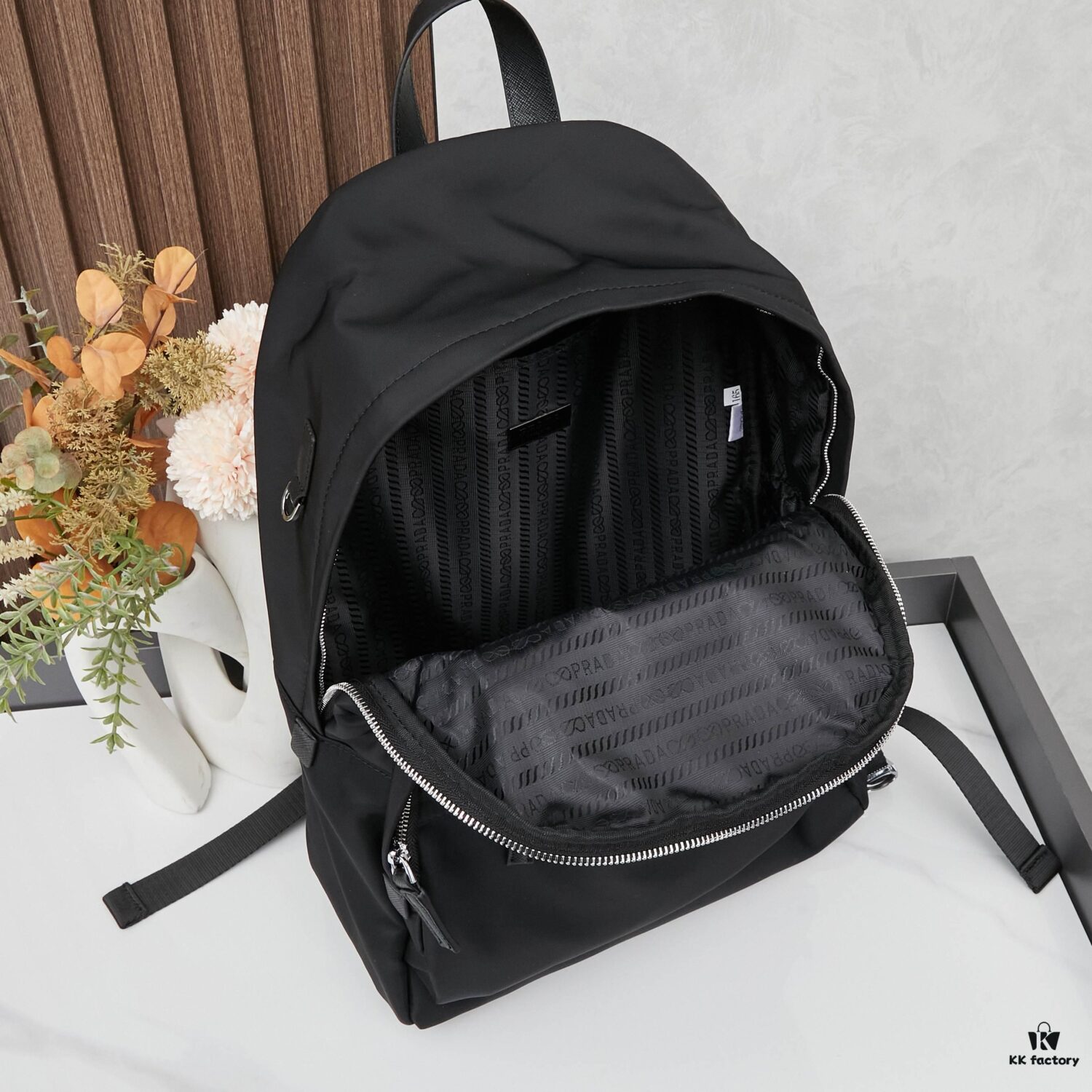 6930b3c96e68136f4d9adb56 PRADA Re-Nylon and Saffiano Nylon Backpack Unisex – Waterproof Parachute Nylon with Leather Trim