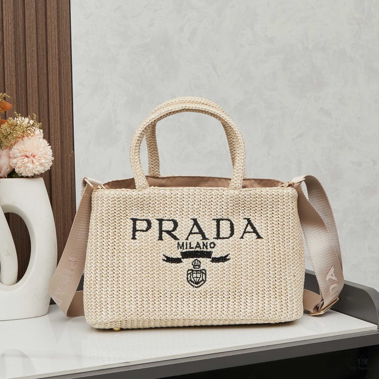 6930b3eb6e68136f4d9adb7c Prada Beautiful Wicker Basket Bag, Embrace the Summer with the Prada Rattan and Leather Tote