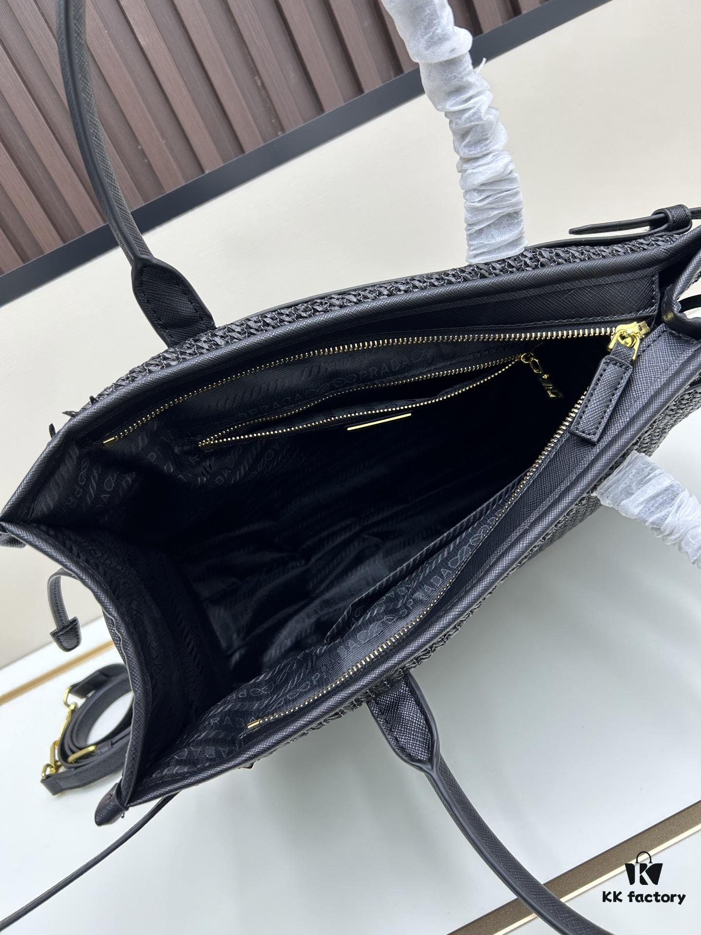 6930b4036e68136f4d9adb9d PRADA Summer It Bag – The Ultimate Woven Tote, Size 38x30x12