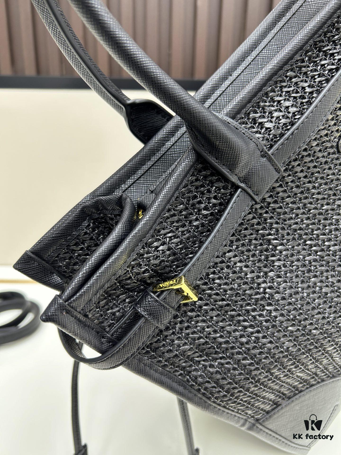 6930b4046e68136f4d9adb9e PRADA Summer It Bag – The Ultimate Woven Tote, Size 38x30x12