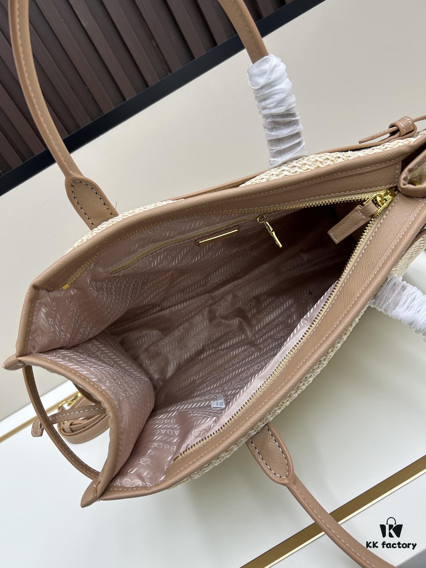 6930b4066e68136f4d9adba4 PRADA Summer It Bag – The Ultimate Woven Tote, Size 38✕30✕12