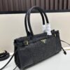 6930b40b6e68136f4d9adba9 PRADA Summer It Bag – Woven Rattan Tote with Leather Trim, 32✕15✕11 cm