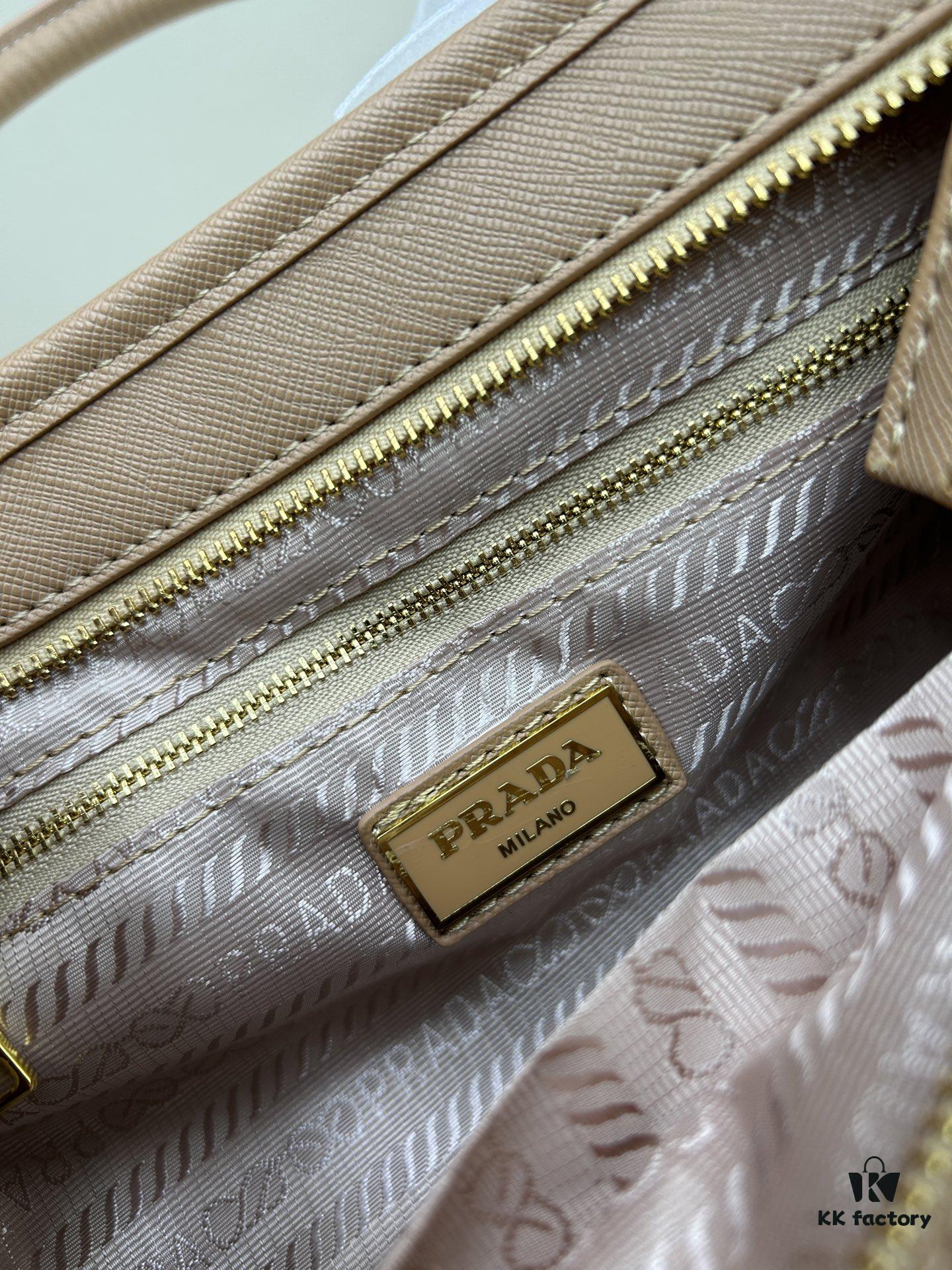 6930b4146e68136f4d9adbb8 PRADA Summer Woven Bag - Large Capacity Straw Tote with Italian Vegetable-Tanned Leather Trim, 32✕15✕11 cm