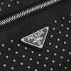 6930b41e6e68136f4d9adbcd Prada Messenger Bag, Crossbody Shoulder Bag in Nylon with Studs, Size 26x16x10, Model 2508