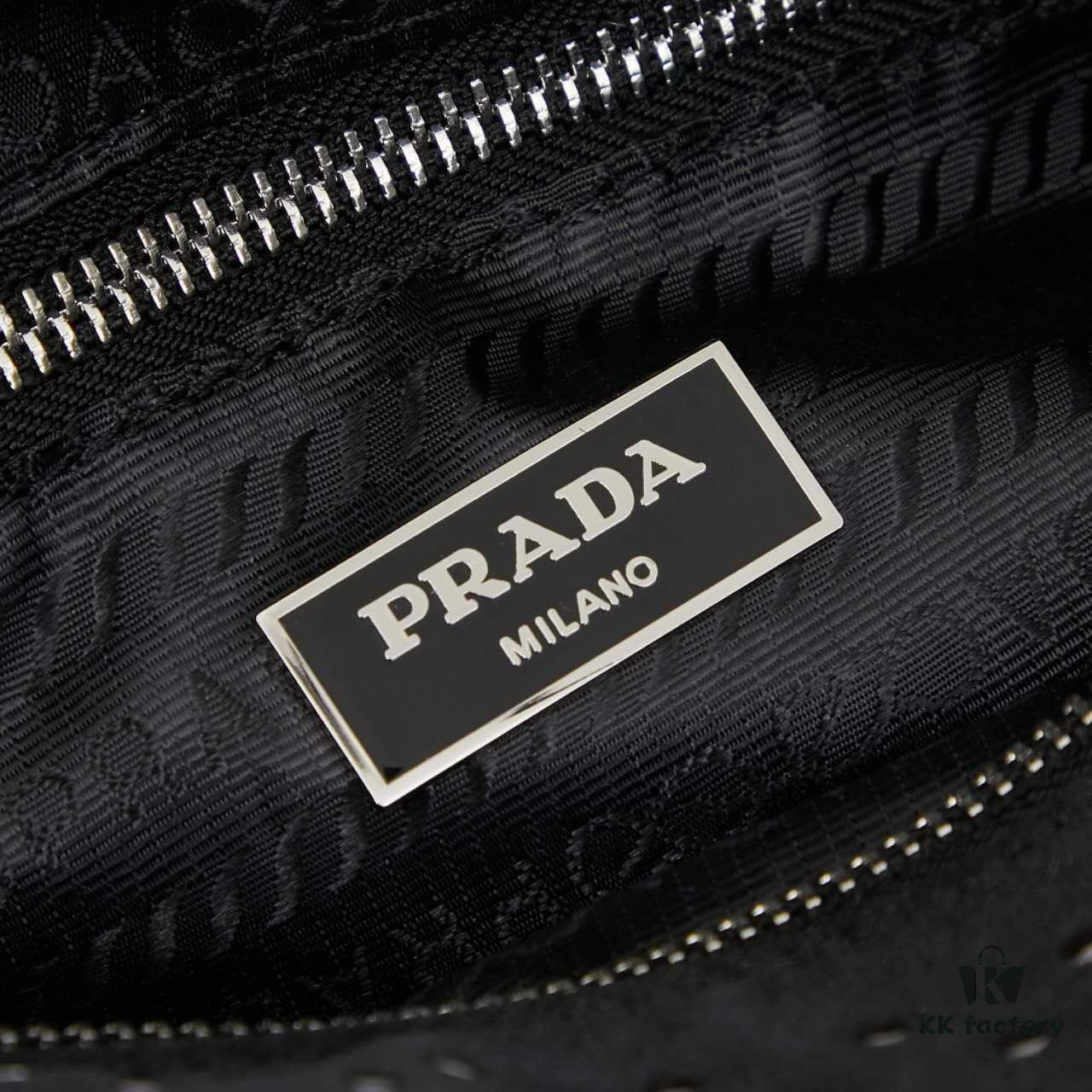 6930b4206e68136f4d9adbd2 Prada Messenger Bag, Crossbody Shoulder Bag in Nylon with Studs, Size 26x16x10, Model 2508