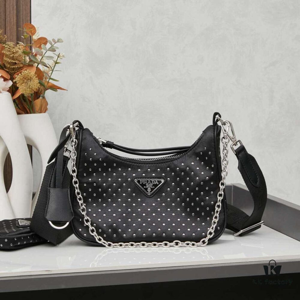 6930b4246e68136f4d9adbd9 Prada Hobo Three-in-One Bag with Box! One Bag, Multiple Uses, Beautiful Design