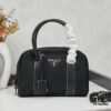 6930b4376e68136f4d9adc03 Box Included PRADA 🖤 Premium Vintage Boston Handbag, 23x16x5 Model 2495