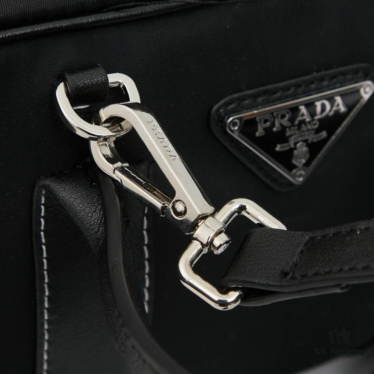 6930b4386e68136f4d9adc04 Box Included PRADA 🖤 Premium Vintage Boston Handbag, 23x16x5 Model 2495