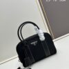 6930b4446e68136f4d9adc1a PRADA Black Vintage Boston Handbag ||| The Epitome of Elegance