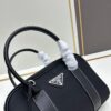 6930b4476e68136f4d9adc1d PRADA Black Vintage Boston Handbag ||| The Epitome of Elegance