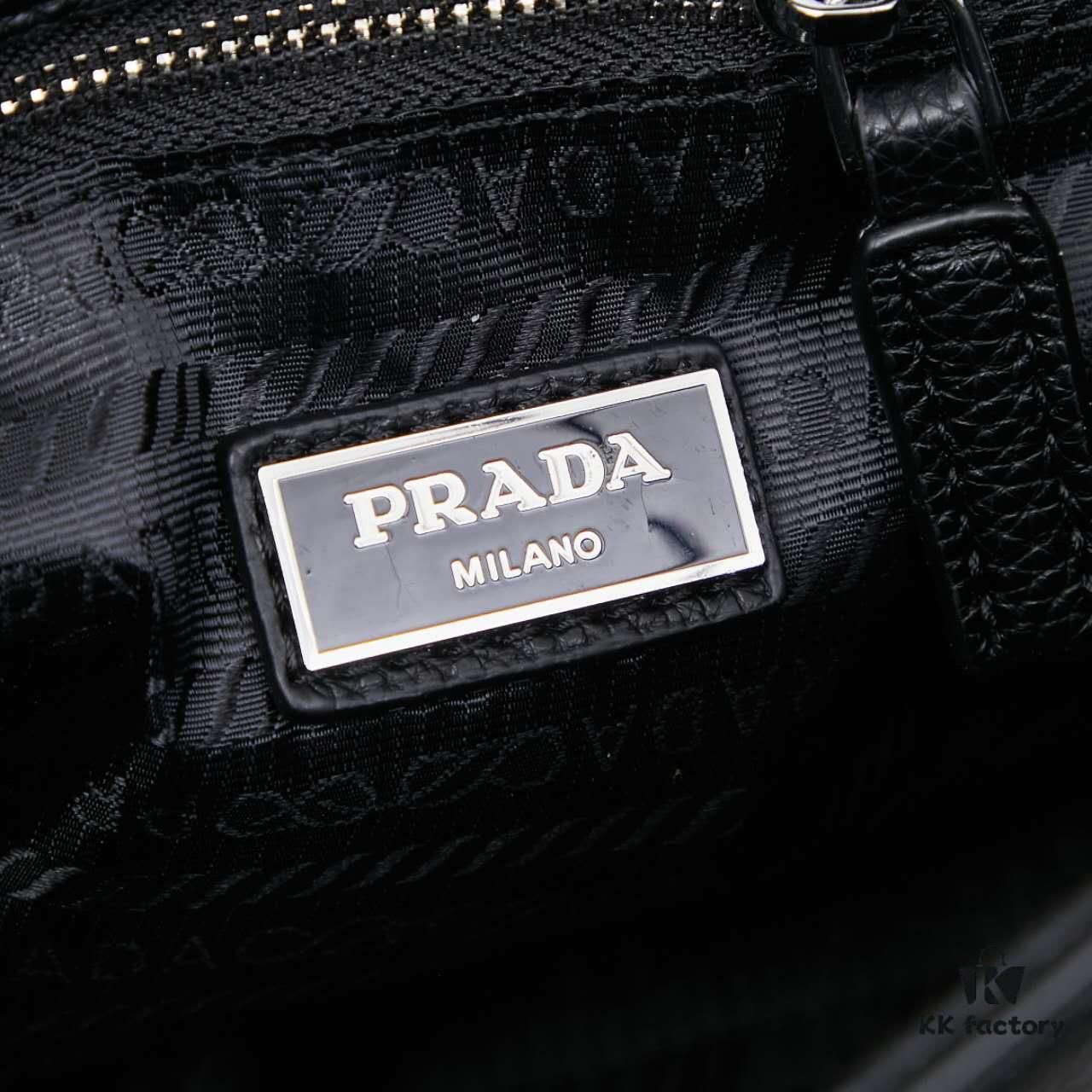 6930b4546e68136f4d9adc39 Prada Men's Crossbody Bag in Black Leather with Quilted Texture