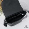 6930b4546e68136f4d9adc3a Prada Men's Crossbody Bag in Black Leather with Quilted Texture