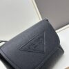 6930b45d6e68136f4d9adc47 Prada Men's Crossbody Bag in Crinkled Calfskin