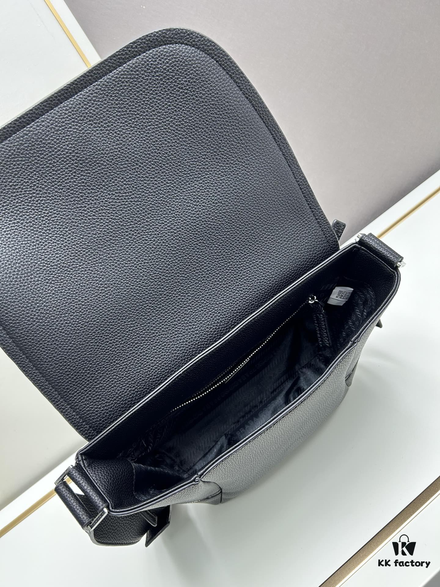 6930b45d6e68136f4d9adc49 Prada Men's Crossbody Bag in Crinkled Calfskin