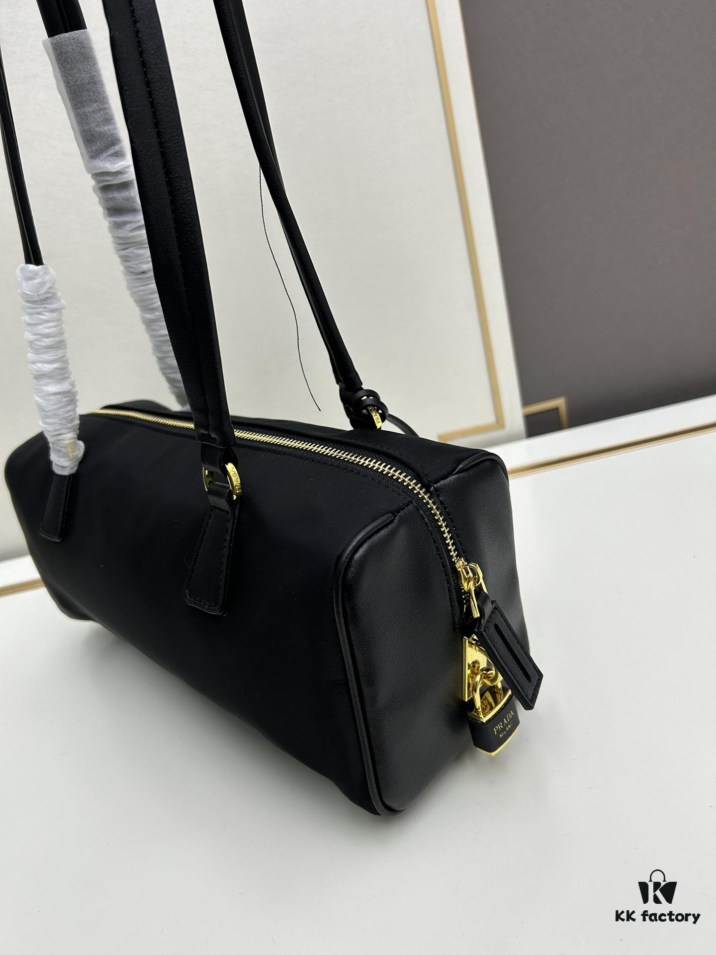 6930b45d6e68136f4d9adc4c Prada Cabbage Collection Premium Set with Box | Rose Gold Hardware Baguette Bag 🖤|||▓ PRADA Rose Gold Hardware Baguette Bag 🥖
