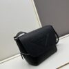 6930b45e6e68136f4d9adc4e Prada Men's Crossbody Bag in Crinkled Calfskin
