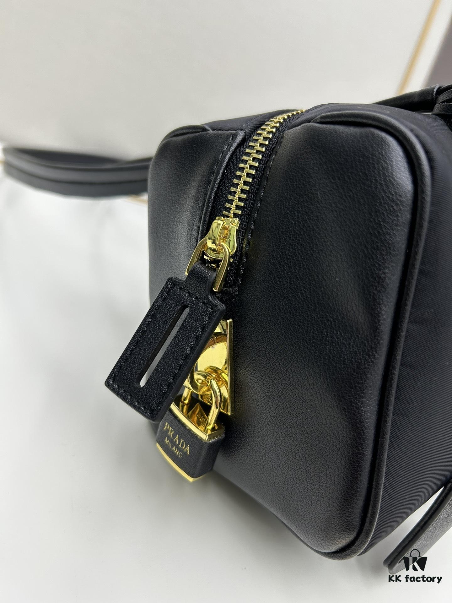 6930b4606e68136f4d9adc51 Prada Cabbage Collection Premium Set with Box | Rose Gold Hardware Baguette Bag 🖤|||▓ PRADA Rose Gold Hardware Baguette Bag 🥖