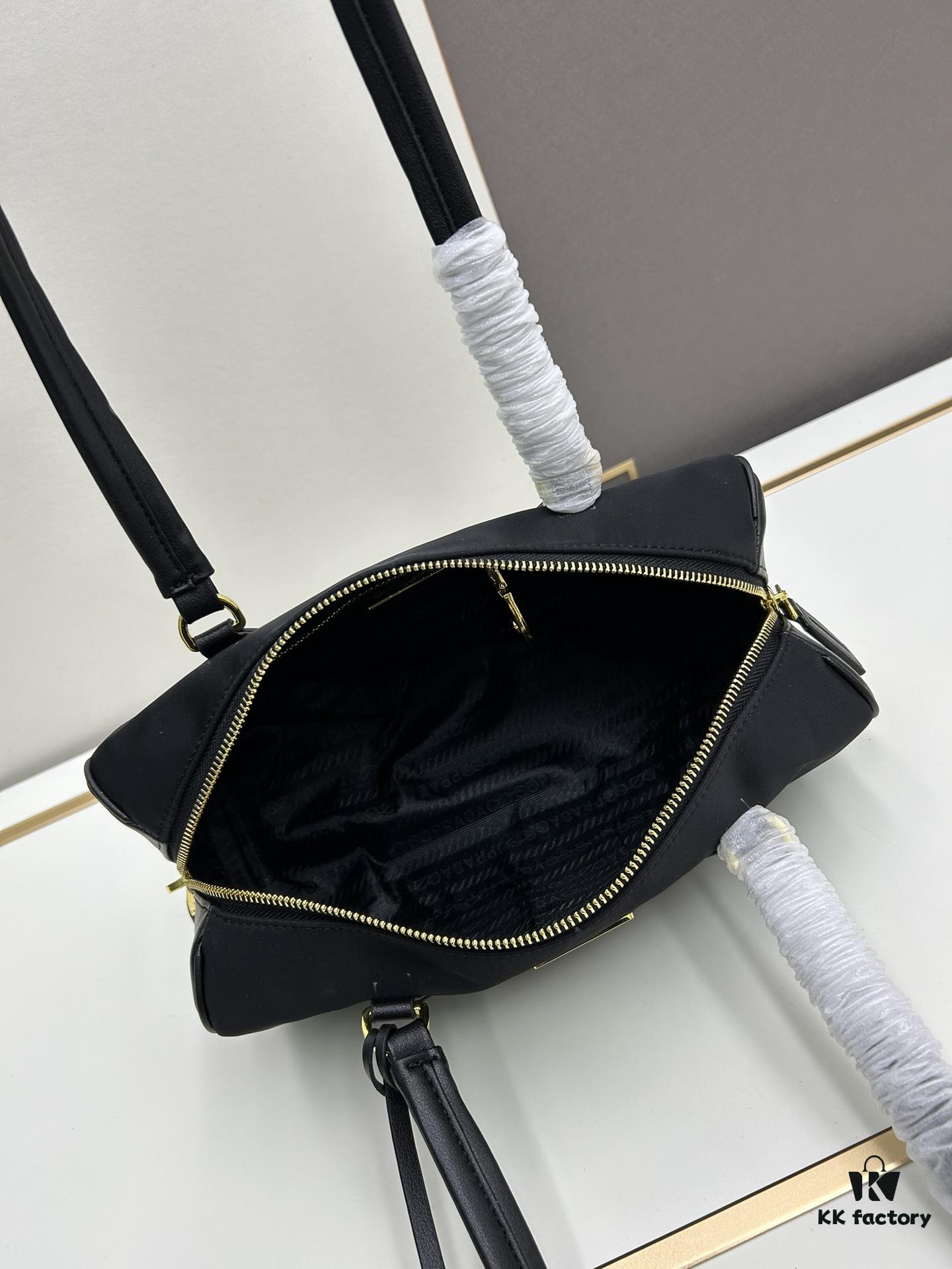 6930b4626e68136f4d9adc52 Prada Cabbage Collection Premium Set with Box | Rose Gold Hardware Baguette Bag 🖤|||▓ PRADA Rose Gold Hardware Baguette Bag 🥖