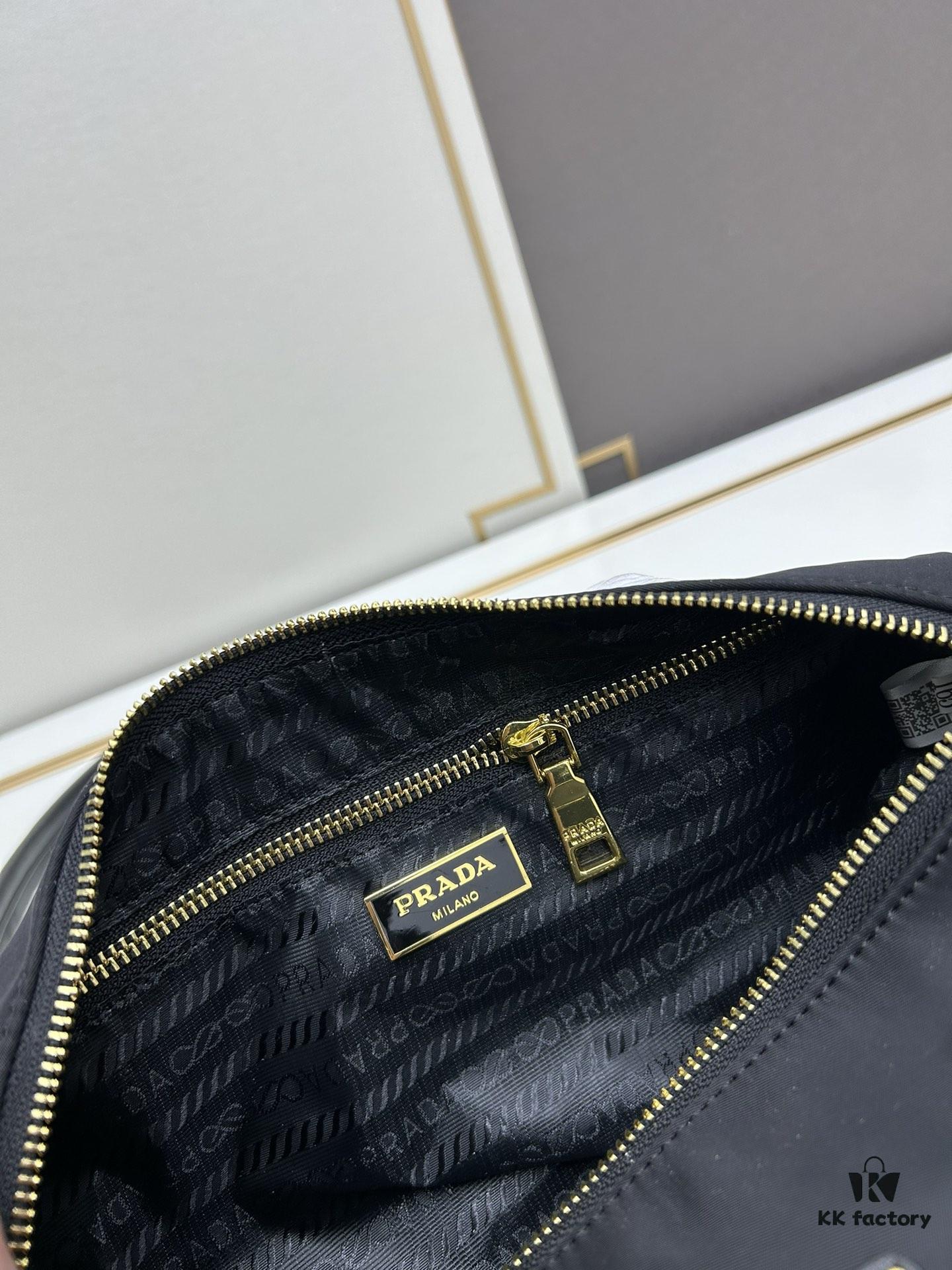 6930b4636e68136f4d9adc55 Prada Cabbage Collection Premium Set with Box | Rose Gold Hardware Baguette Bag 🖤|||▓ PRADA Rose Gold Hardware Baguette Bag 🥖