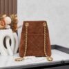 6930b4676e68136f4d9adc5c Vintage Prada Suede Crossbody Bag with Chain – A Timeless 'Baozi' Design