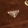 6930b4686e68136f4d9adc60 Vintage Prada Suede Crossbody Bag with Chain – A Timeless 'Baozi' Design