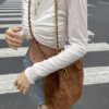 6930b4746e68136f4d9adc7c Vintage Prada Suede Crossbody Bag with Chain – A Timeless 'Baozi' Design, Opens as a Long-Chain Tote