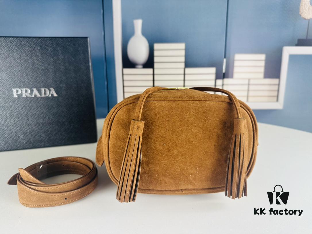 Prada New Suede Brown Collection with Box
