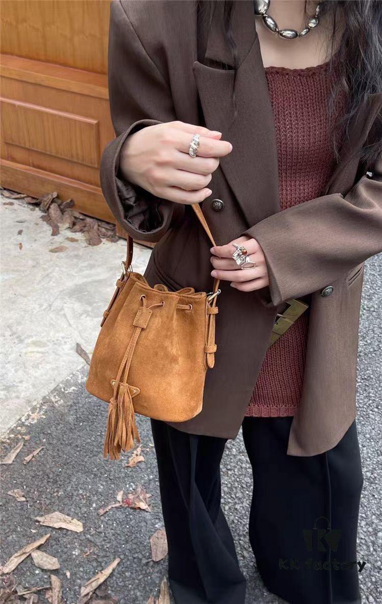 Prada New Suede Brown Collection with Box
