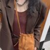 Prada New Suede Brown Collection with Box