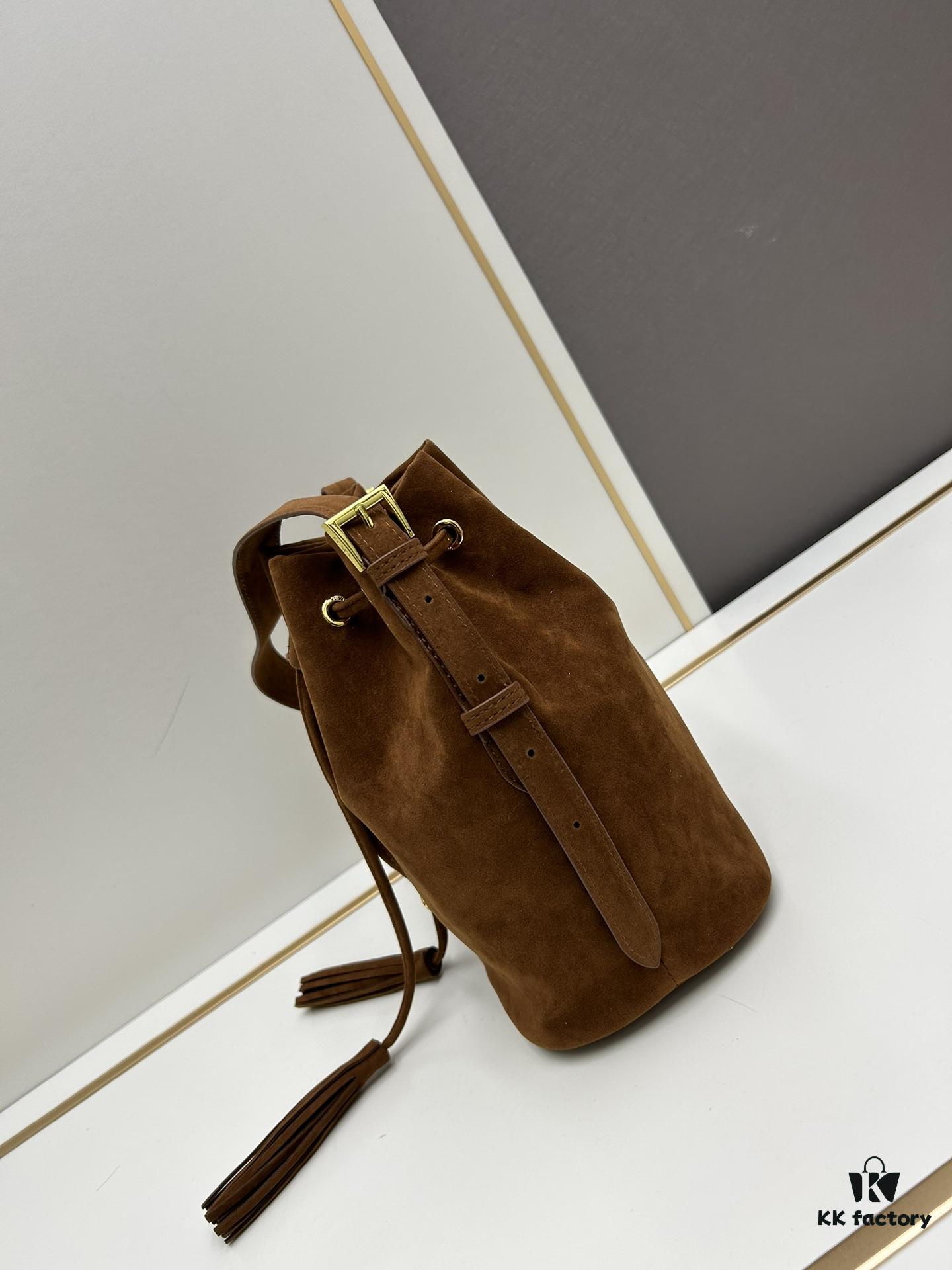 6930b49f6e68136f4d9adcc7 Prada New Suede Brown Collection with Box
