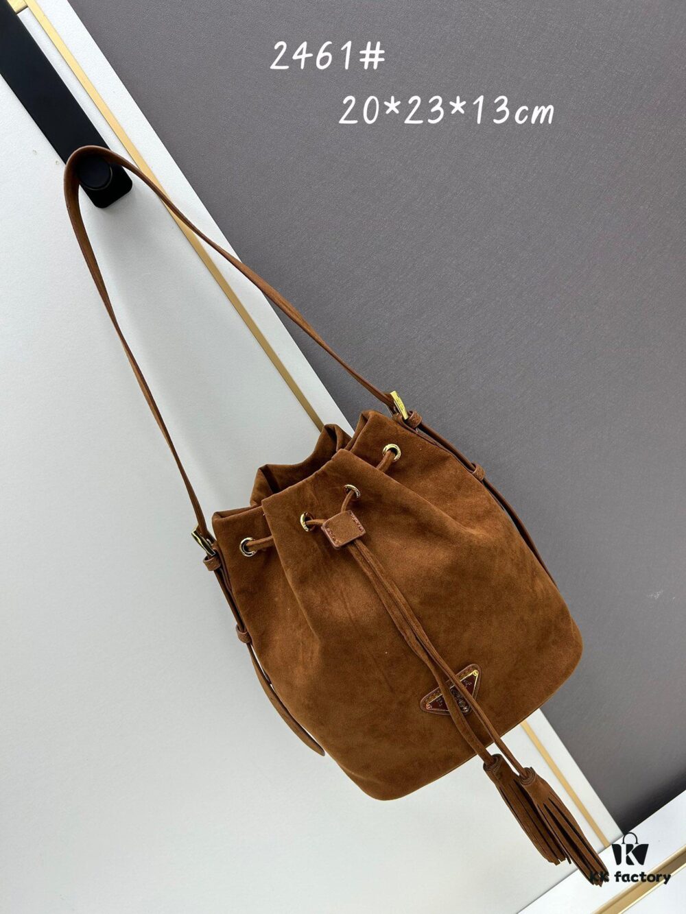 6930b49f6e68136f4d9adcc9 Prada New Suede Brown Collection with Box